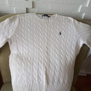 Ralph Lauren white sweater